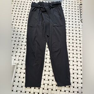 Athleta Charcoal Elastic Waist Pants